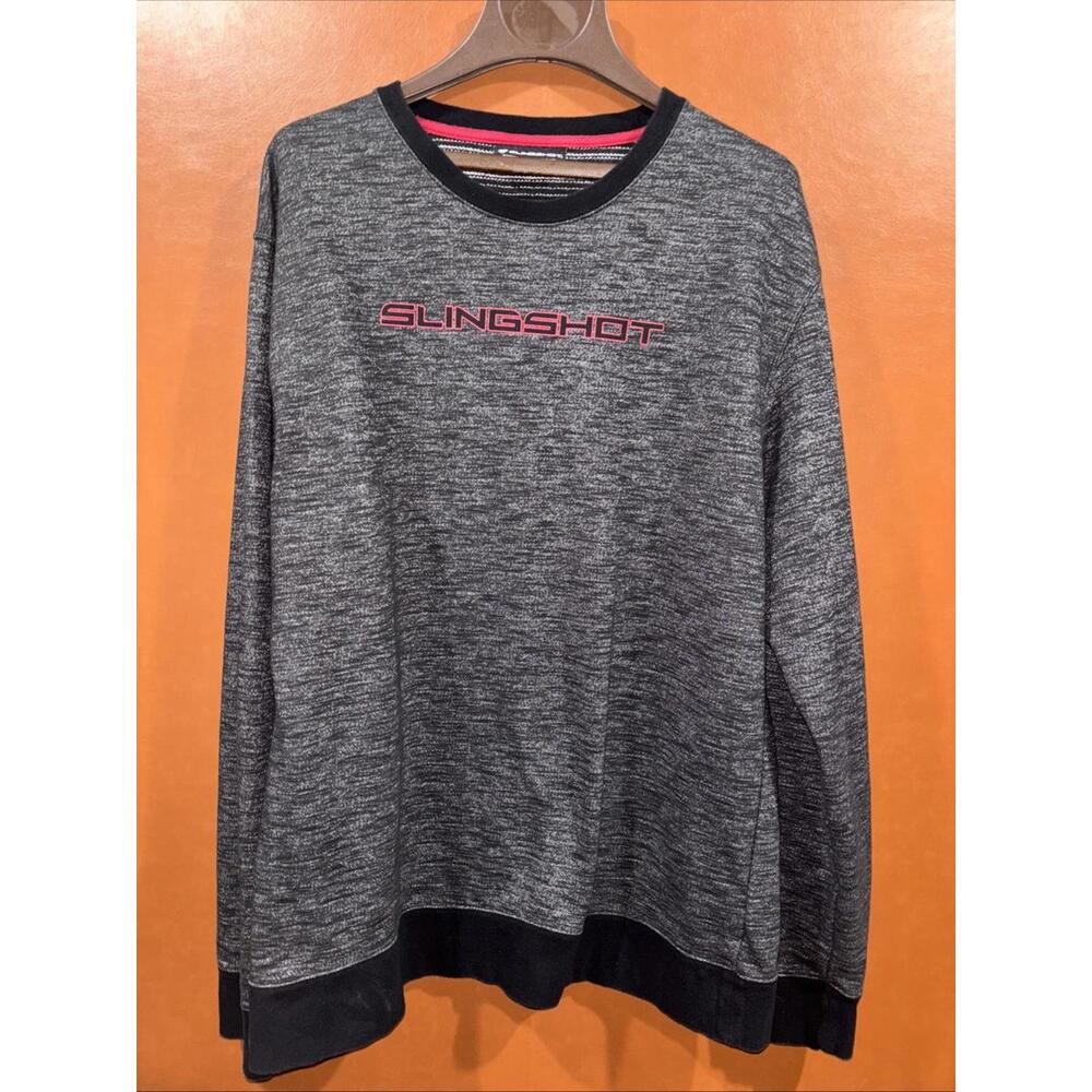 Polaris Slingshot Gatsby Sweatshirt Mens‎ Size 2XL Black Crew Neck Pullover